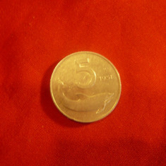 Moneda 5 Lire 1951 Italia Republica ,aluminiu ,cal. NC