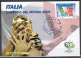 Italia 2006 - Campionatul Mondial de Fotbal - Germania Italia, FDC