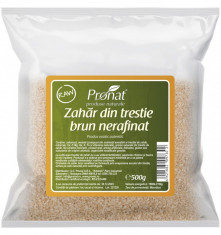 Zahar brun din trestie nerafinat, raw, 500g Pronat foto