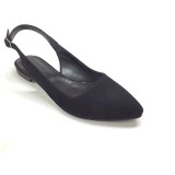 Balerini decupati din piele Black Velvet Lia, 38