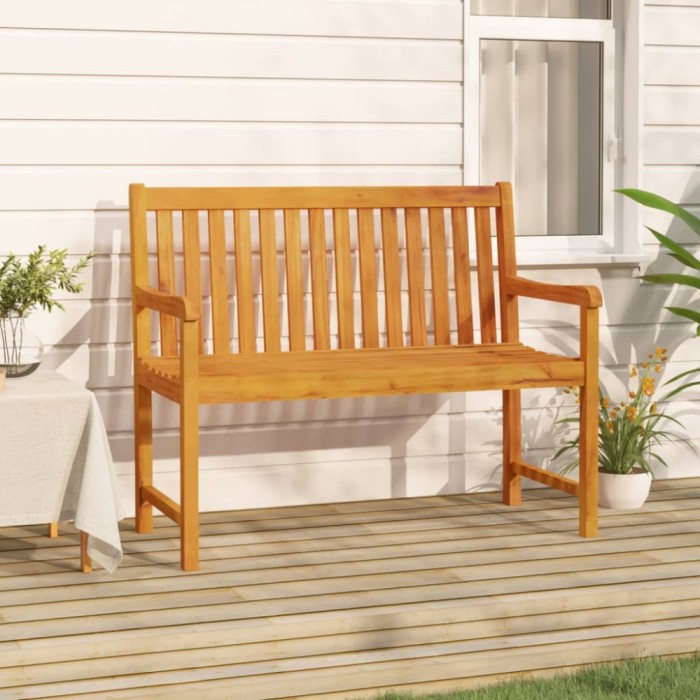vidaXL Bancă de grădină, 110 cm, lemn masiv acacia 316610