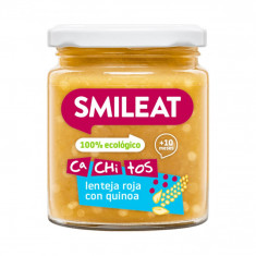 Mancare bio din linte si quinoa +10 luni, 230g, Smileat