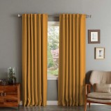 Set draperii din catifea cu rejansa transparenta cu ate pentru galerie, Madison, 200x270 cm, densitate 700 g/ml, Medalion, 2 buc