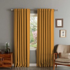 Draperie din catifea cu rejansa transparenta cu ate pentru galerie, Madison, 150x230 cm, densitate 700 g/ml, Medalion, 1 buc