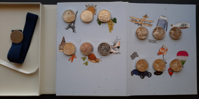 Set 24 monede argint a 10 Euro, &amp;quot;Le Petit Prince&amp;quot;, Franta 2016 - A3354 foto