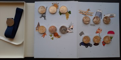 Set 24 monede argint a 10 Euro, &amp;quot;Le Petit Prince&amp;quot;, Franta 2016 - A3354 foto