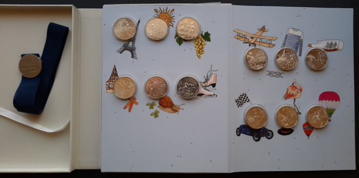 Set 24 monede argint a 10 Euro, &quot;Le Petit Prince&quot;, Franta 2016 - A3354