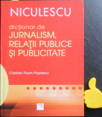 Dictionar de jurnalism relatii publice si publicitate Cristian Florin Popescu foto