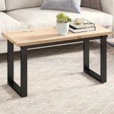 Blat Masa Lemn Masiv Pin 90x40 cm Dreptunghiular Rustic - Inlocuire Reconditionare