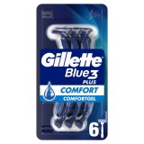 Set aparate de ras de unica folosinta Blue3 Comfort, 6 bucati, Gillette