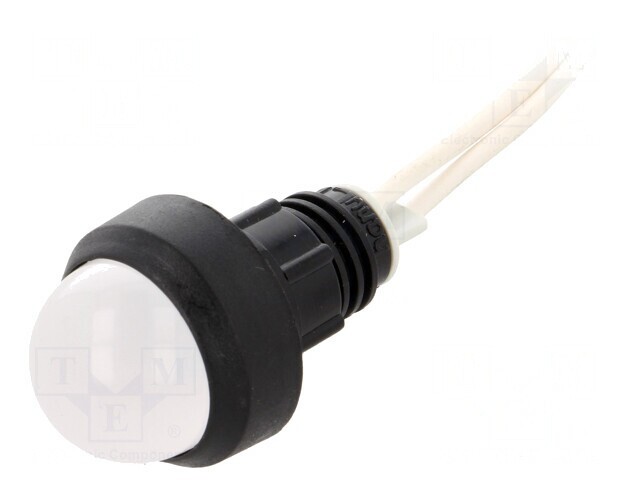 Lampă LED Convex Albă &Oslash;13mm 230VAC IP40 Plastic