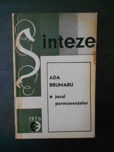 ADA BRUMARU - JOCUL PERMANENTELOR