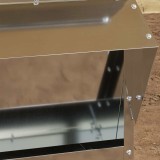 vidaXL Feeder pentru pui Argintiu 40,5 x 45 x 41 cm Oțel Galvanizat 874668