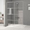 Paravan duș walk-in argintiu 140x195 cm sticlă ESG transparentă