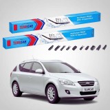 Cumpara ieftin Ștergătoare Kia Ceed I SW ED 2007-2009 | Set Față Flat Premium &ndash; TeamCar&reg;