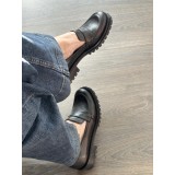 Pantofi din piele naturala Sonia Black