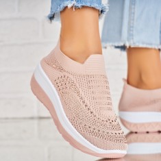 Adidasi Dama Roz din Textil Breya A4880 foto