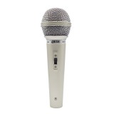 Microfon Profesional Dinamic DM701 cu Fir, 100Hz-15kHz, Gri, pentru Karaoke, Conferinte, Voce, Studio