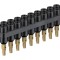 Bloc Multipriză Neagră 2mm 70VDC 10A 20 Prize