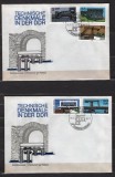 GERMANIA (DDR) 1988 - REALIZARI TEHNICE. FDC-URI SERIE, Y4