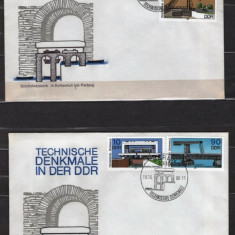 GERMANIA (DDR) 1988 - REALIZARI TEHNICE. FDC-URI SERIE, Y4