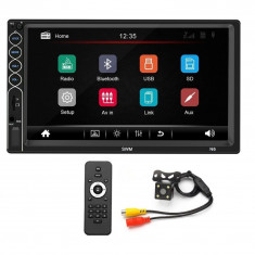 Mp5 player auto SWM N6 2din universal cu Rama Bluetooth Navigatie MirrorLink Camera marsarier foto