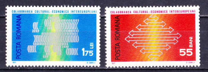 TSV$ - 1971 LP 762 COLABORAREA CULTURAL-ECONOMICA INTEREUROPEANA MNH/** LUX
