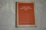 Cercetari privitoare la elemente de constructii din zidarie - L. I. Oniscic 1949