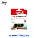 Memorie USB MAXELL Speedboat, USB 3.1, 32GB, negru