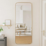 Oglinda de perete, auriu, 40x100 cm, dreptunghiulara GartenMobel Dekor, vidaXL