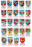 Romania - Stemele judetelor (E - V), (uzuale), 1977 - serie neobliterata