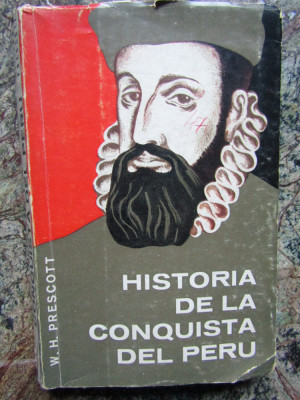 HISTORIA DE LA CONQUISTA DEL PERU - WILLIAM PRESCOTT foto