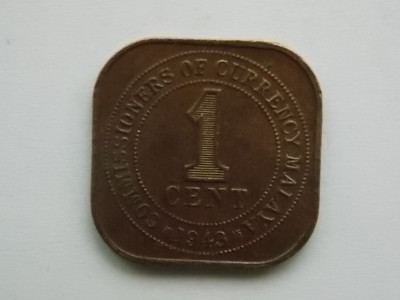 1 CENT 1943 MALAYA foto