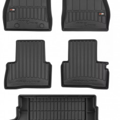 Set Covorase Auto Cauciuc Negro Nissan Juke 2010-2014 Pro Line Tip Tavita 3D 3D409002 + Tavita Portbagaj Negro Nissan Juke 1 2010-2014 Non-Facelift TM