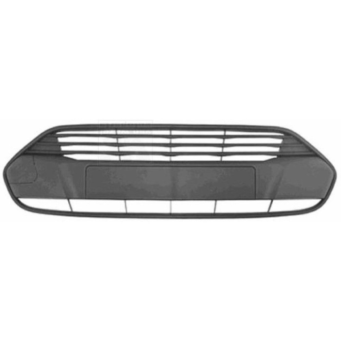 Grila bara fata Ford Transit/Tourneo Connect, 03.2013-, parte montare centrala, cu capac carlig remorcare, 32U227, Aftermarket