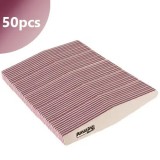 50 buc - Pilă unghii Profi Speedy Diamon centru alb cu roz 100/100, AMAZING SHINE