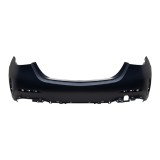 Bara spate MERCEDES CLASA C (W206), 06.2021-, cu 6 gauri senzori parcare, cu capac carlig remorcare; grunduit, de vopsit, AMG,