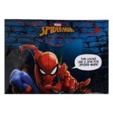Mapă cu capsă, Design Spiderman, 33x24 cm, Plastic Multicolor, CMCLASS