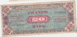 Bancnota Germania 20 Marci Mark 1944 aVF