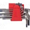 Set chei imbus PROLINE 9 piese oțel S2 1.5-10 mm