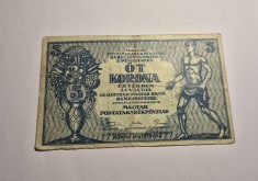 5 Korona Coroane 1919 foto