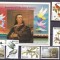 Belize 1985 fauna pasari Audubon MI 784-789 + bl. 67 MNH