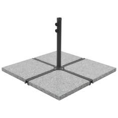 vidaXL Placa de greutate umbrela, gri, 25 kg, granit, patrat foto