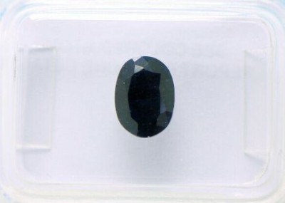 ~ SAFIR NATURAL albastru inchis 1,74 ct. Certificat de Autenticitate ! ! ! foto