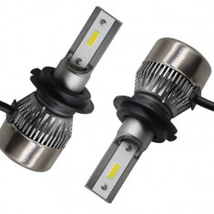 Set 2x Bec LED Auto H7, mini, 80w, 12000Lumeni, 6500k, Alb Rece