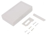 Carcasă universală ABS gri 81x145x35mm, KRADEX