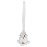 vidaXL Sculptură jumătate de elice, argintiu, 26x26x110 cm, aluminiu