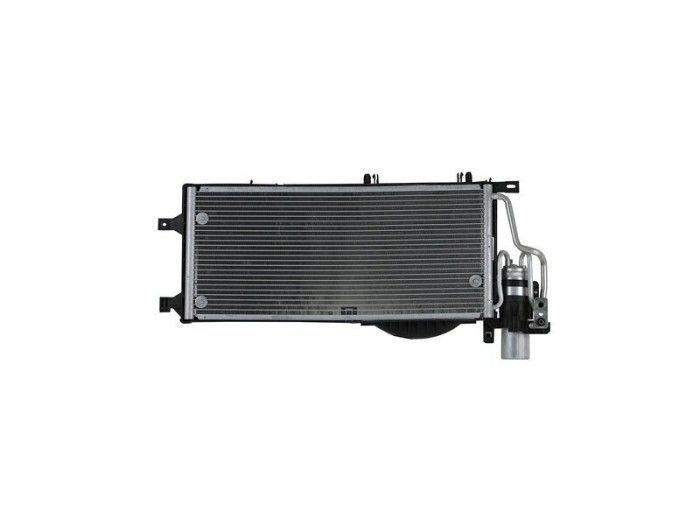 Condensator climatizare Opel Combo C, 08.2003-08.2004, motor 1.7 DI, 48 kw diesel, cutie manuala, full aluminiu brazat, 580 (545)x270x25 mm, fara fil