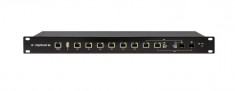 Ubiquiti router erpro-8 6x gigabit lan 4x rj45/sfp combo 1x usb 2 million+ pps 1u foto