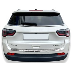 Ornament protectie bara spate/portbagaj crom Jeep Compass II din 2017